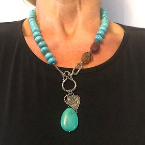 Turquoise Love Heals Necklace